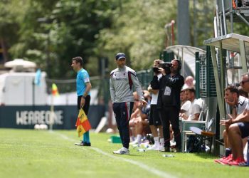 Domenico Tedesco, allenatore del Bologna (da bolognafc.it)