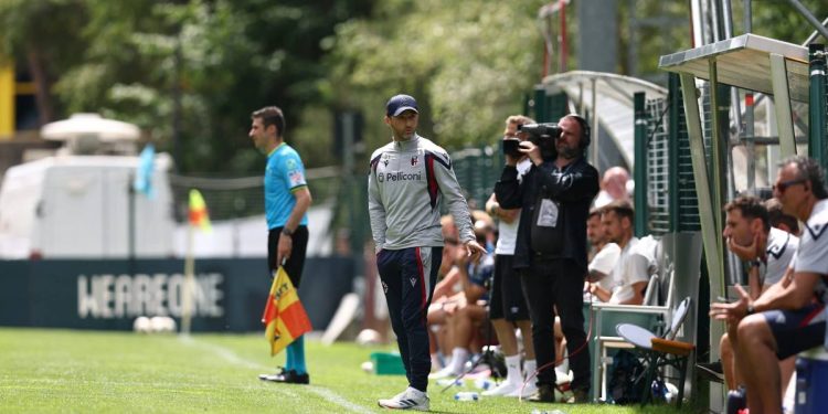 Domenico Tedesco, allenatore del Bologna (da bolognafc.it)