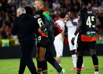 L'infortunio di Busio (Fonte sito ufficiale Venezia)