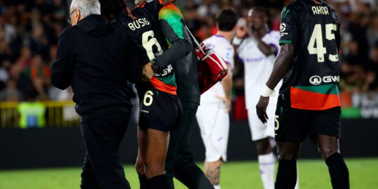 L'infortunio di Busio (Fonte sito ufficiale Venezia)