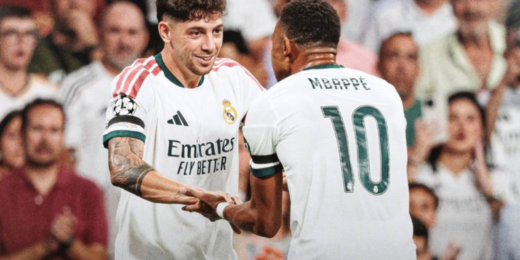 Valverde e Mbappé (fonte profilo X del Real Madrid)